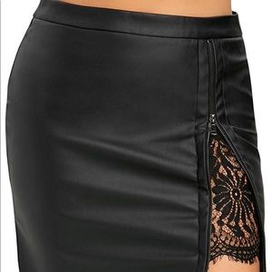 Patent Leather Skirt